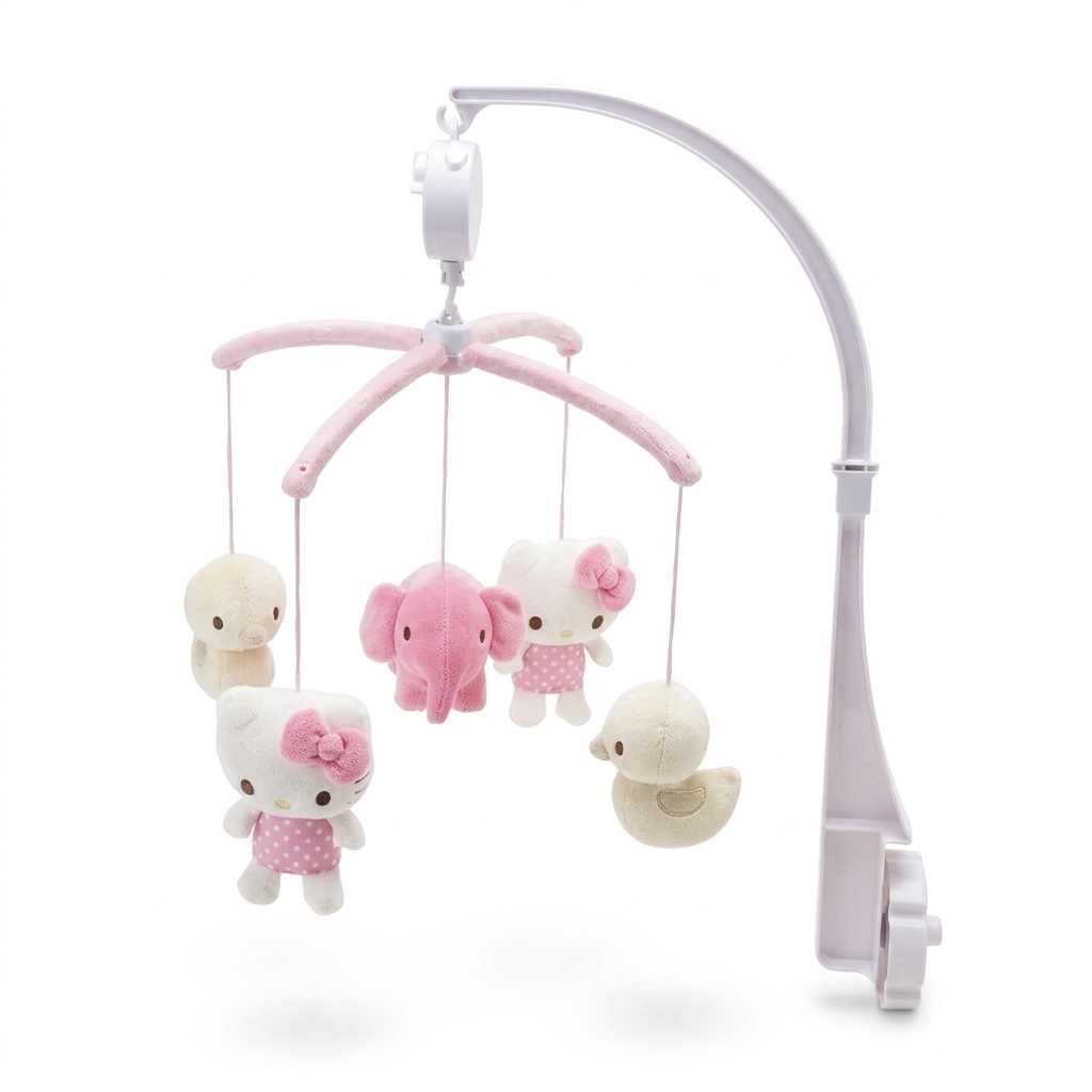 Hello Kitty Musical Baby Crib Mobile