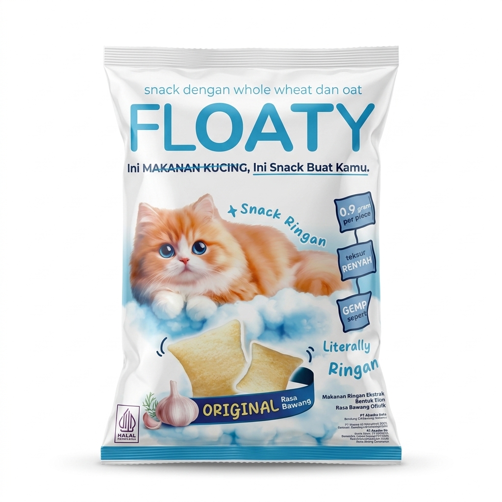 FLOATY Whole Wheat & Oat Garlic Snack