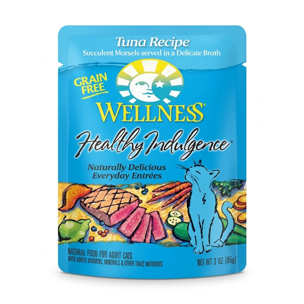 Wellness Healthy Indulgence Tuna Wet Cat Food 3oz