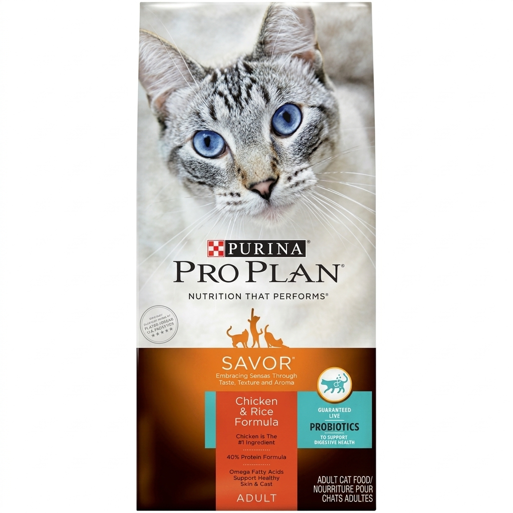 Purina Pro Plan Savor Chicken & Rice Adult Cat Food