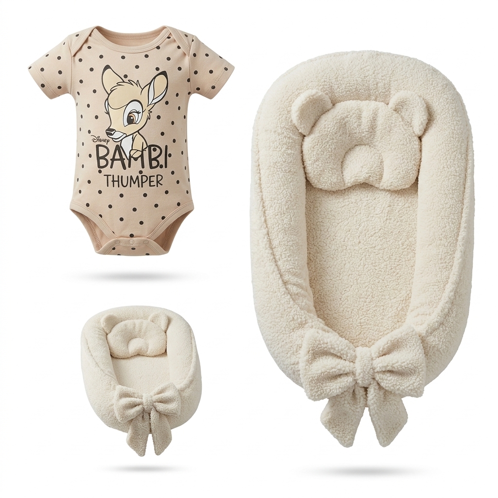 Disney Bambi Baby Bodysuit & Cozy Nest Set