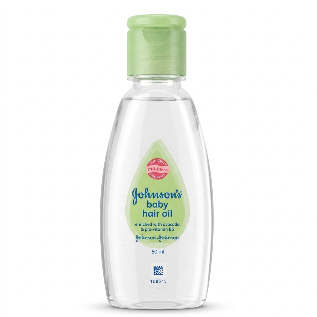 Johnson's Baby Hair Oil 60ml with Avocado & Pro-Vitamin B5