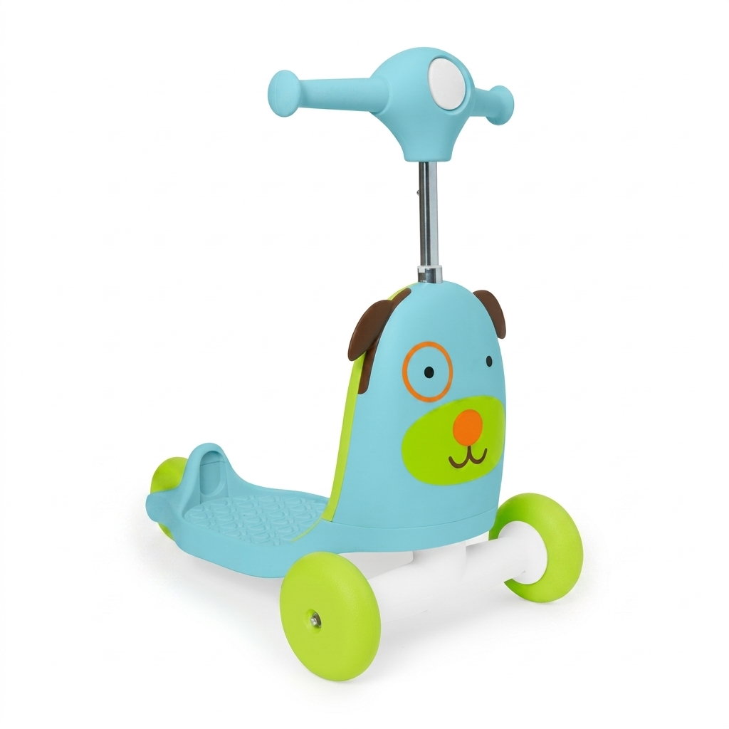Kids 3-in-1 Dog Ride-On Scooter