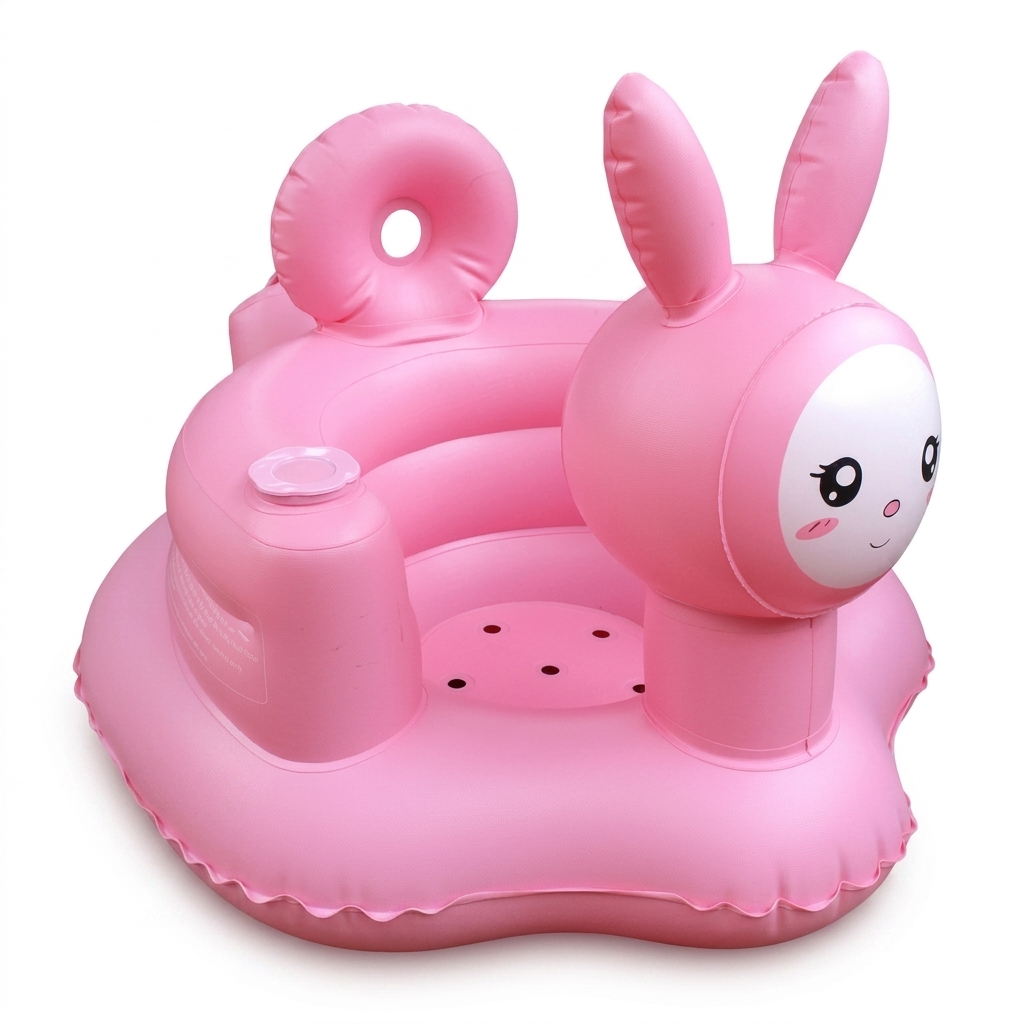 Pink Inflatable Baby Seat | Learning Chair