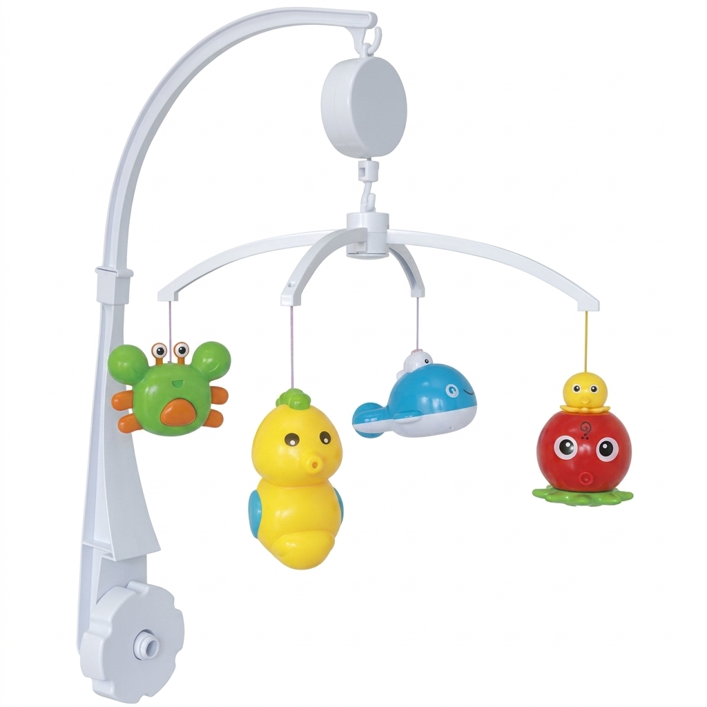 Baby Crib Mobile with Sea Animal Toys
