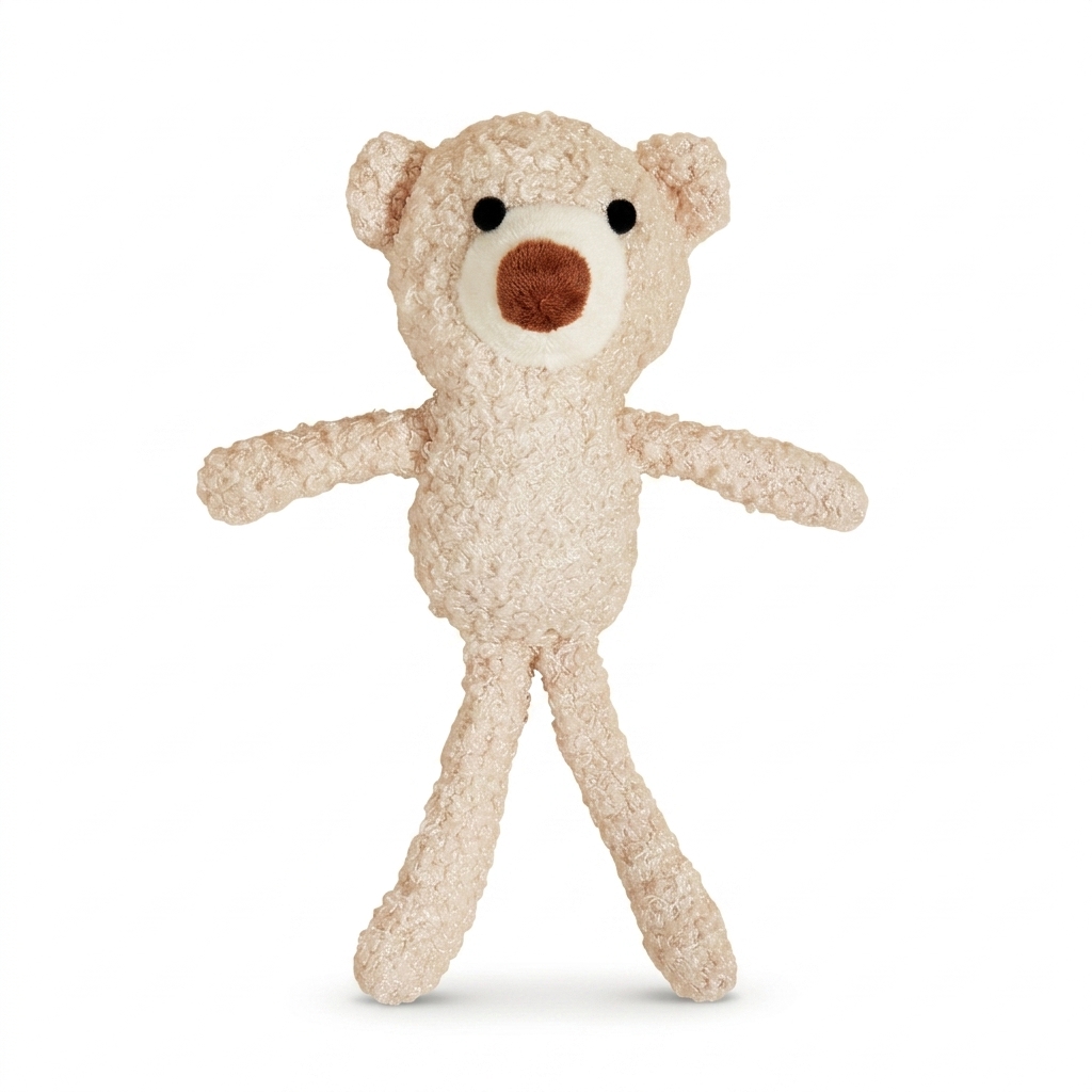 Soft Curly Plush Teddy Bear Toy for Kids