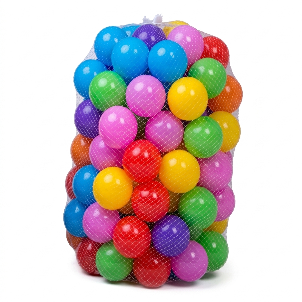 Vibrant Plastic Play Balls for Kids