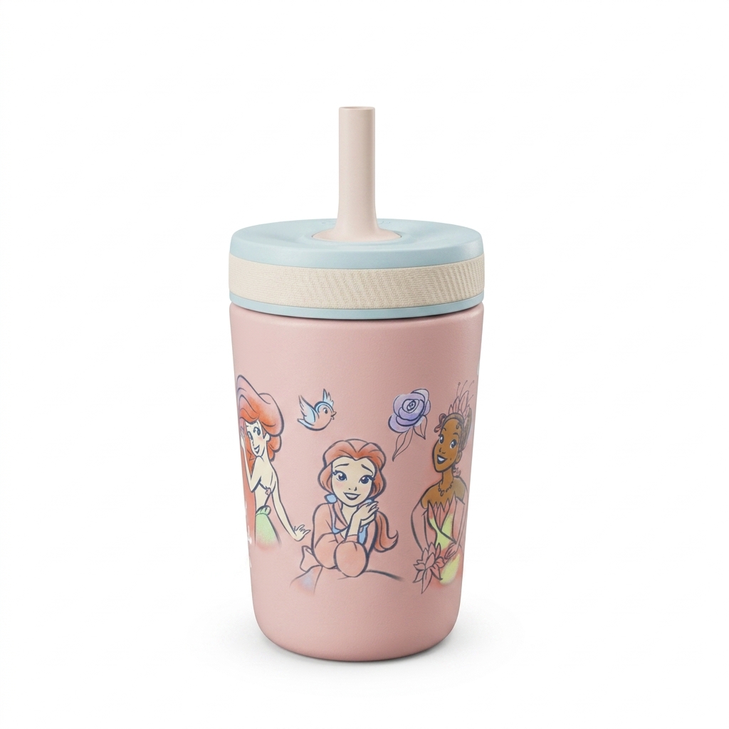 Disney Princess Kids Tumbler with Straw