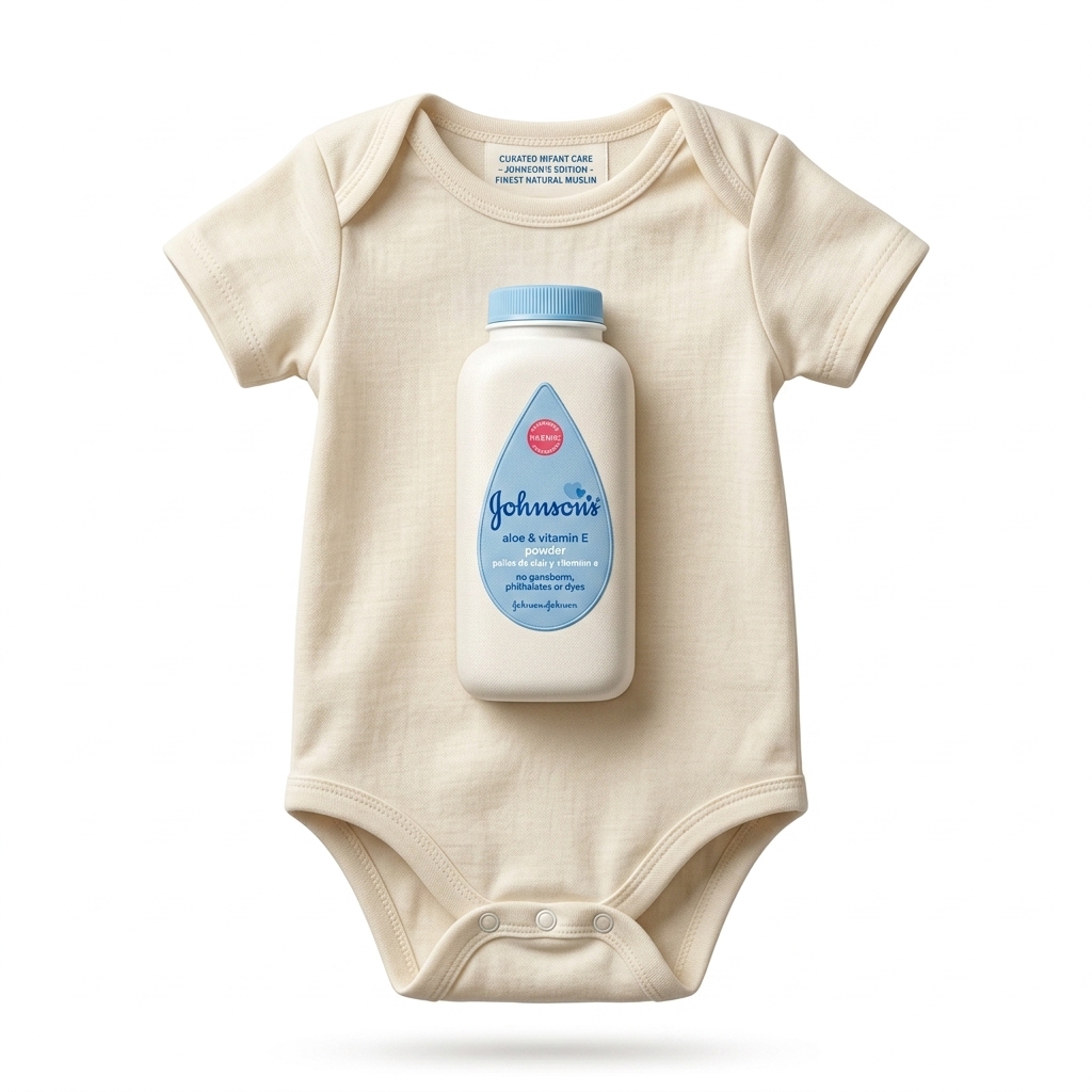 Johnneon's Natural Muslin Baby Onesie
