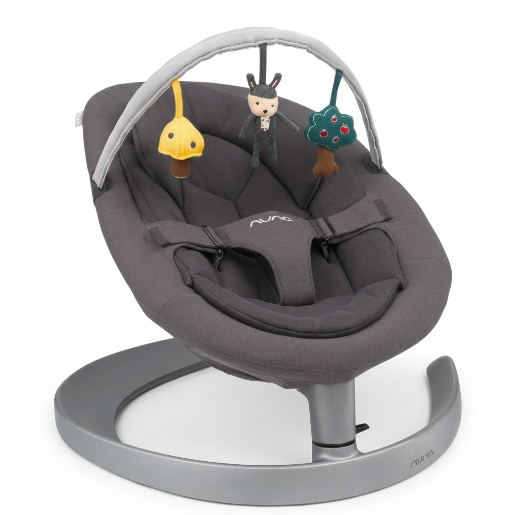 Nuna Baby Leaf Grow Bouncer with Toy Bar