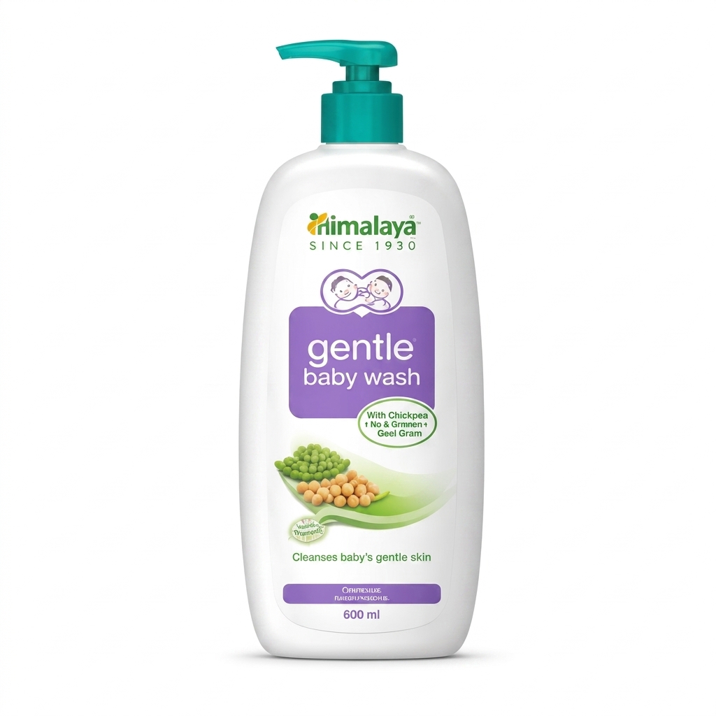 Himalaya Gentle Baby Wash with Chickpea & Green Gram