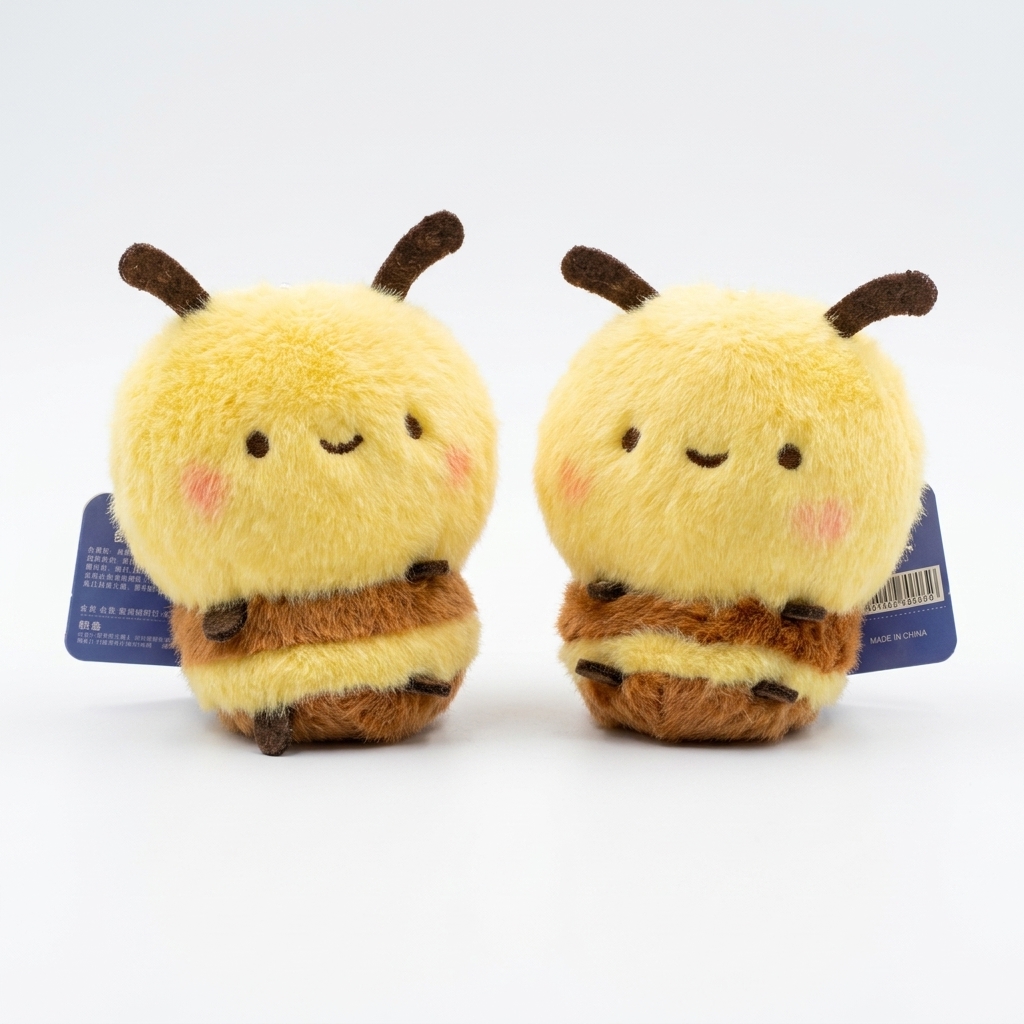 Adorable Bee Plush Toy Set - Soft & Fluffy