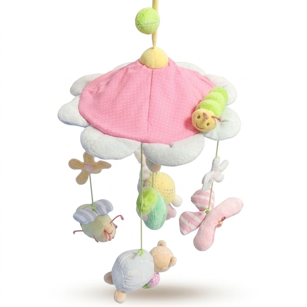 Soft Plush Baby Crib Mobile | Hanging Toys