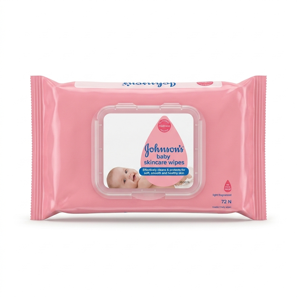 Johnson's Baby Skincare Wipes 72 N