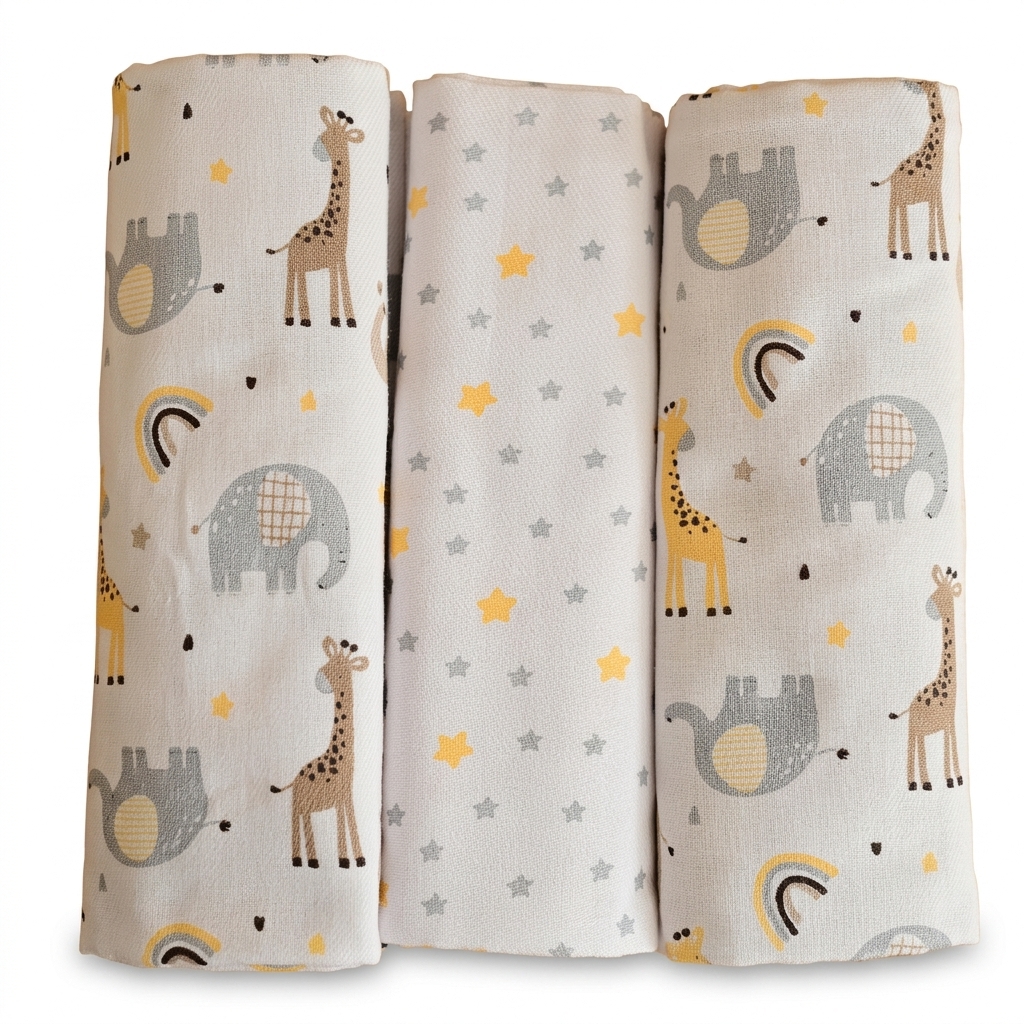 Baby Swaddle Blankets | Muslin Cloth Set