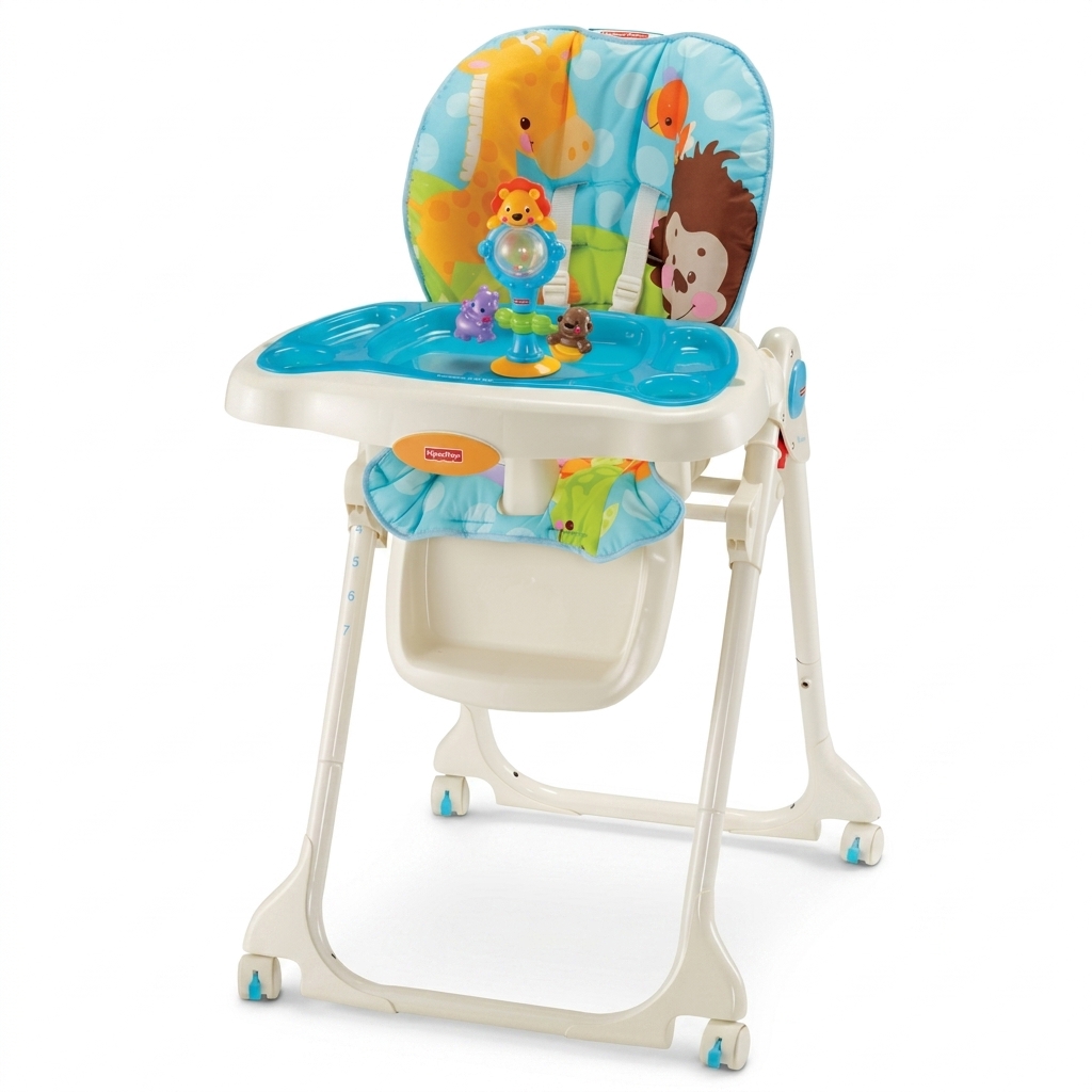Adjustable Baby High Chair with Play Tray