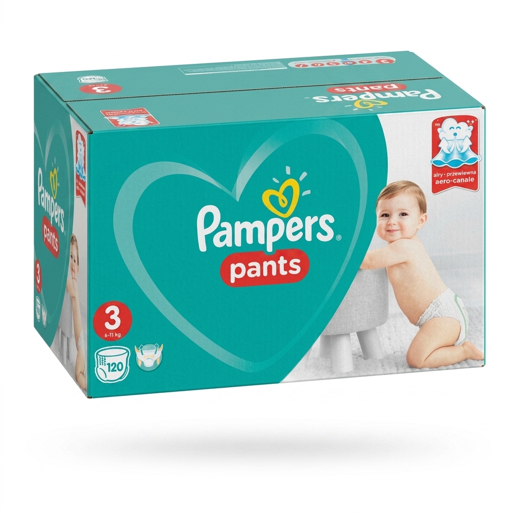 Pampers Pants Diapers Size 3 (6-11 kg) 120 Count