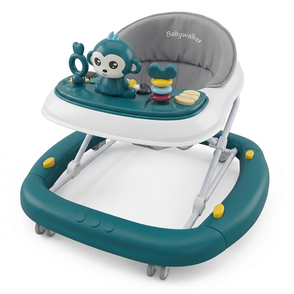 Baby Walker with Monkey Toy & Music