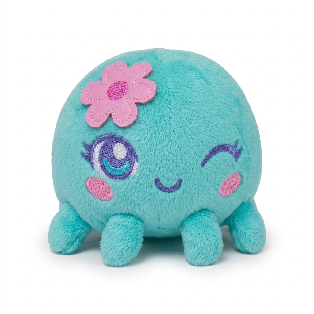Teal Octopus Plush Toy | Soft & Cuddly