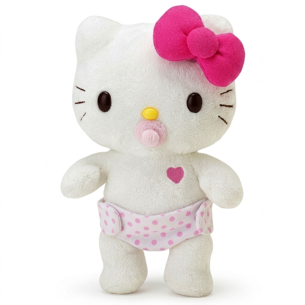 Hello Kitty Baby Plush Toy | Soft & Cuddly