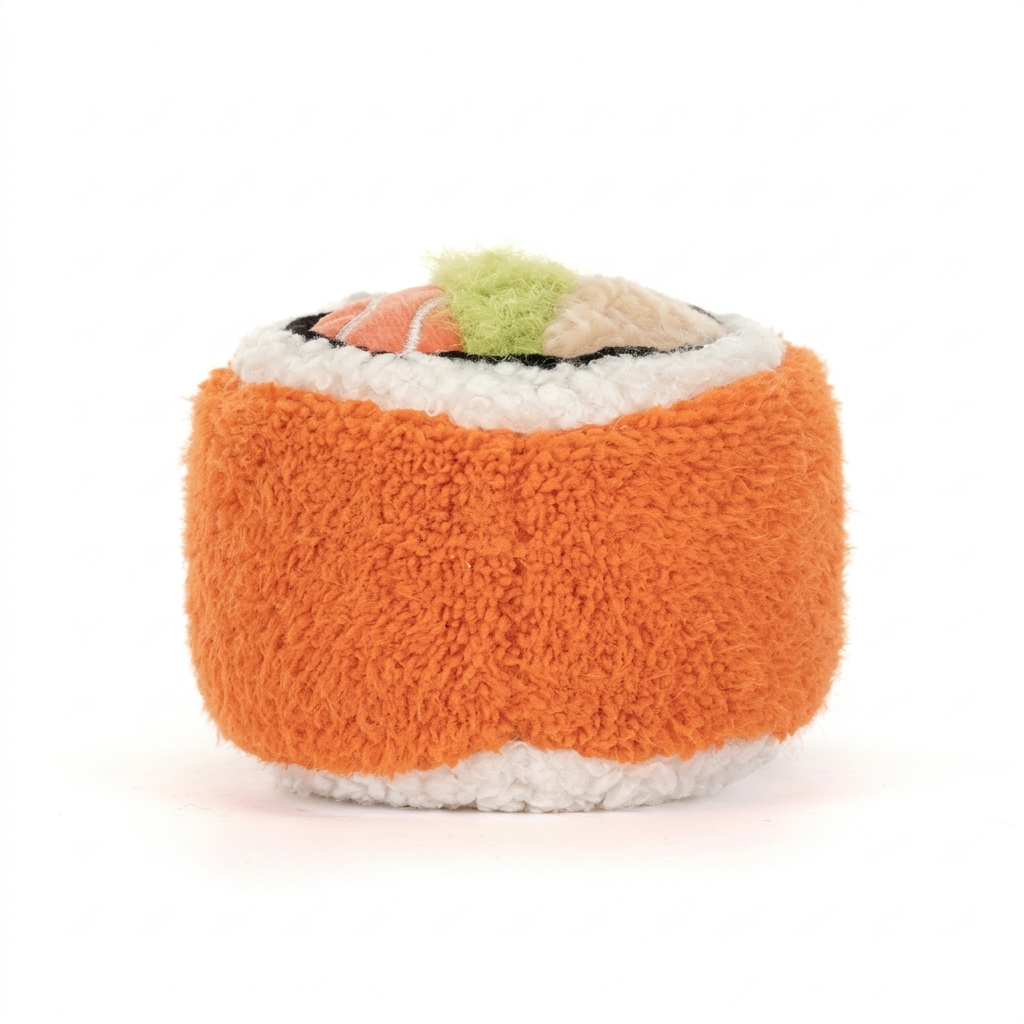 Cute Sushi Roll Plush Toy | Soft Uramaki Stuffed Toy
