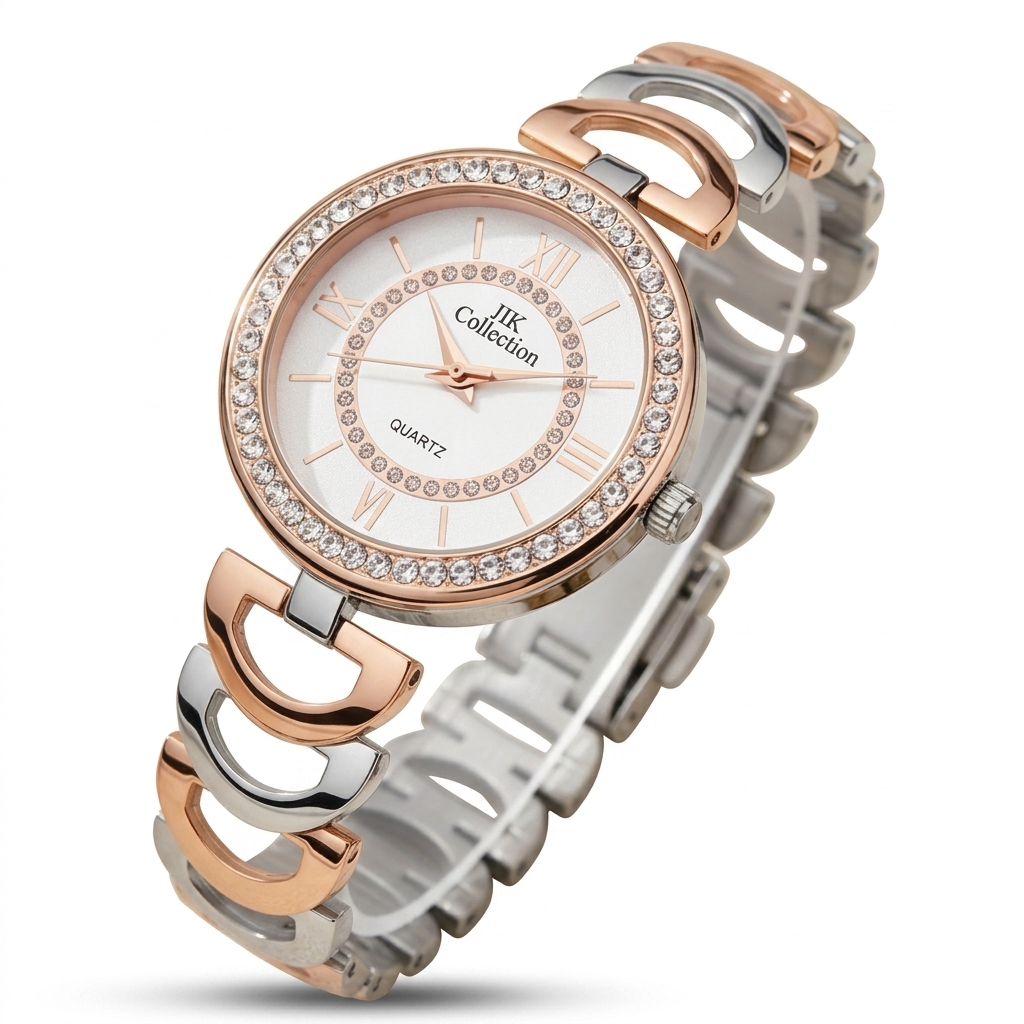 JIK Collection Women's Embellished Watch