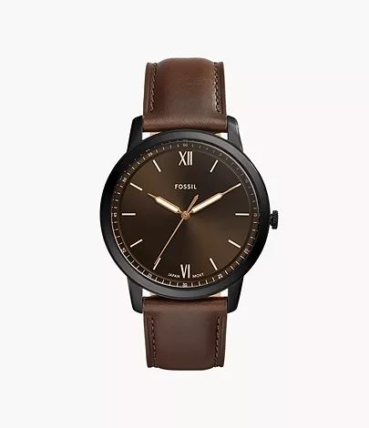 Fossil Men's Brown Leather Watch