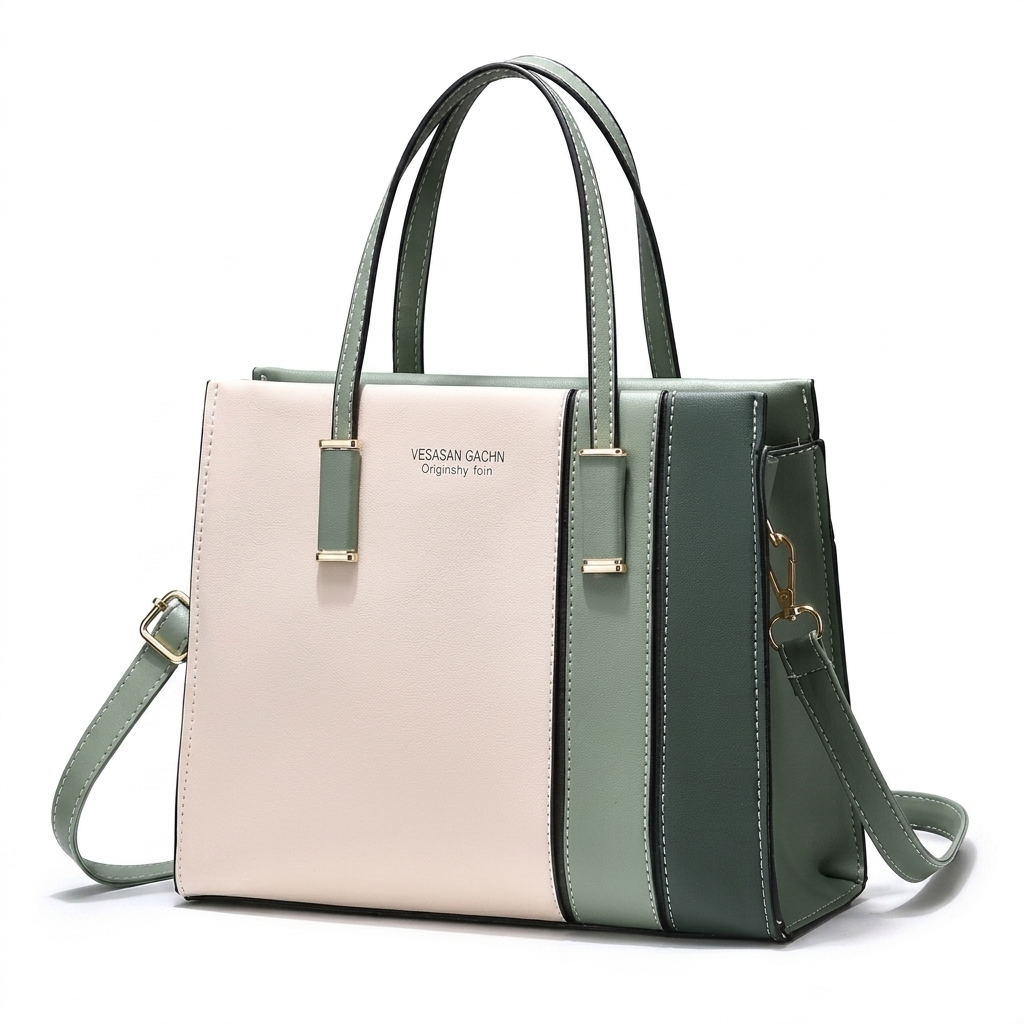 Color Block Handbag for Women