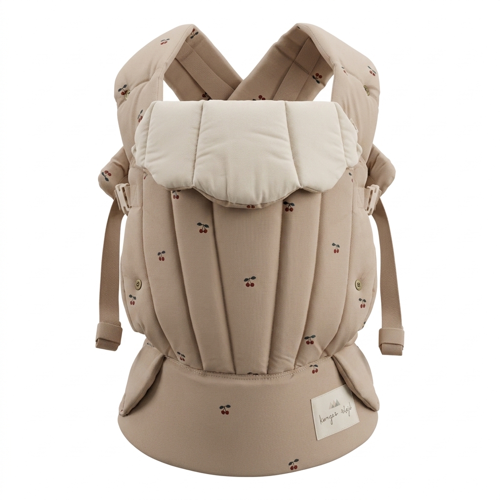 Konges Sløjd Cherry Print Baby Carrier