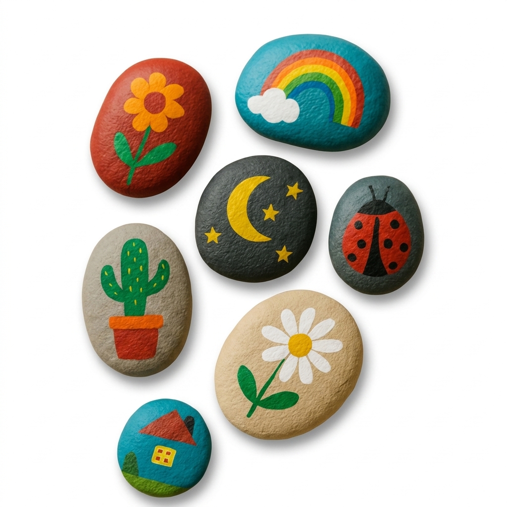 DIY Painted Rock Art Kit for Creative Fun