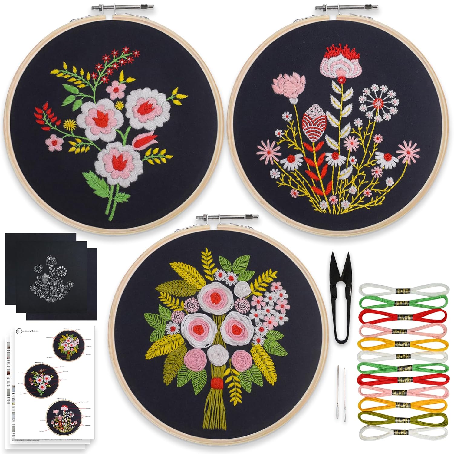 Floral Embroidery Starter Kit | DIY Craft