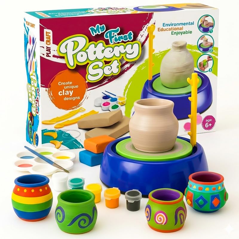 My First Pottery Set for Kids | Creative Clay Art Kit