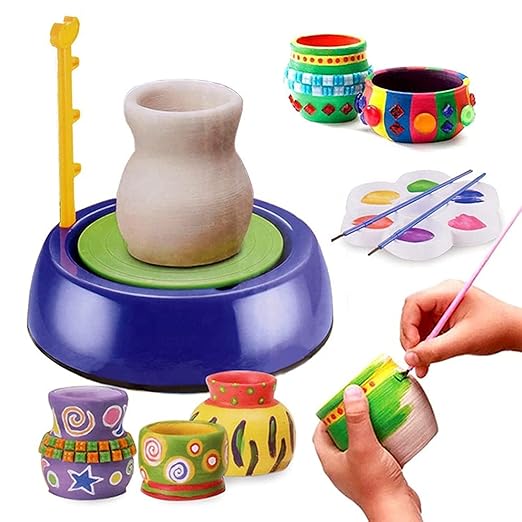 Kids DIY Pottery Wheel Art & Craft Kit