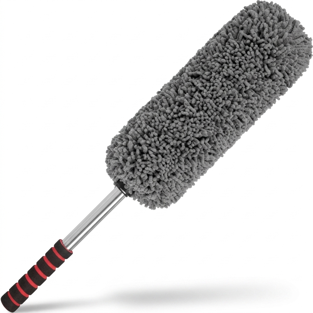 Microfiber Car Wheel Brush | Extendable Handle