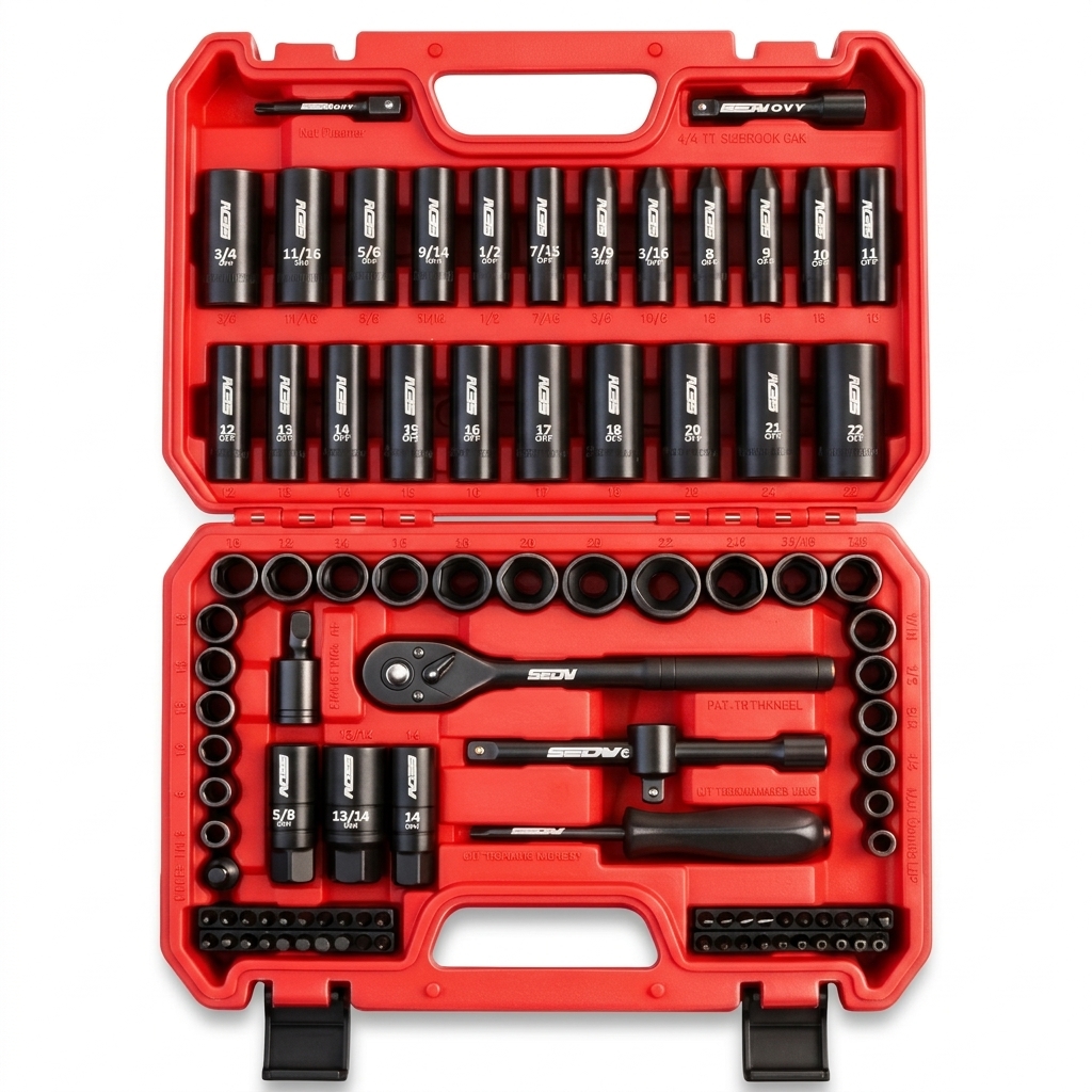 120+ Pc Socket Wrench Set | Automotive Tools
