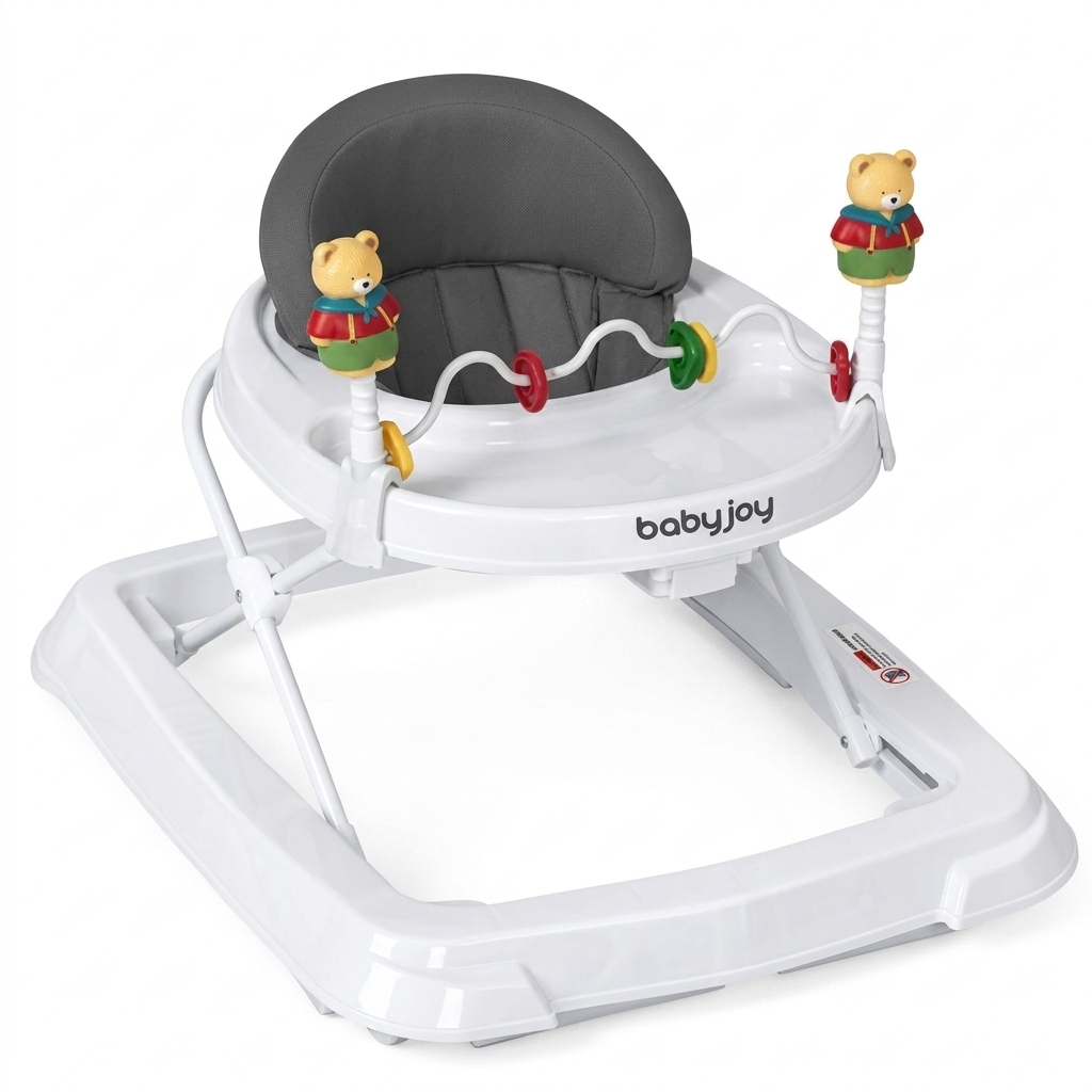 Babyjoy Adjustable Baby Walker with Toys
