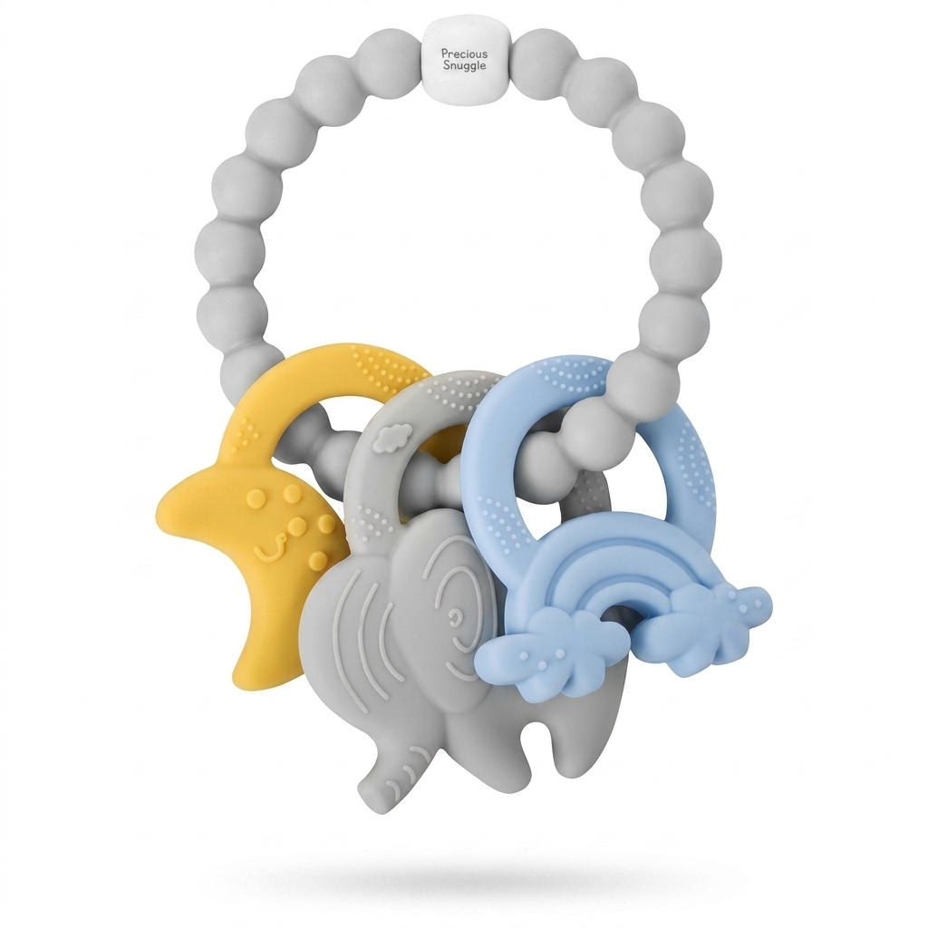 Baby Silicone Teether Set for Infants