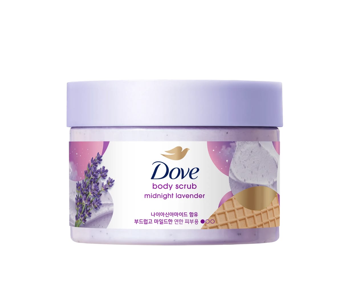 Dove Body Scrub Midnight Lavender