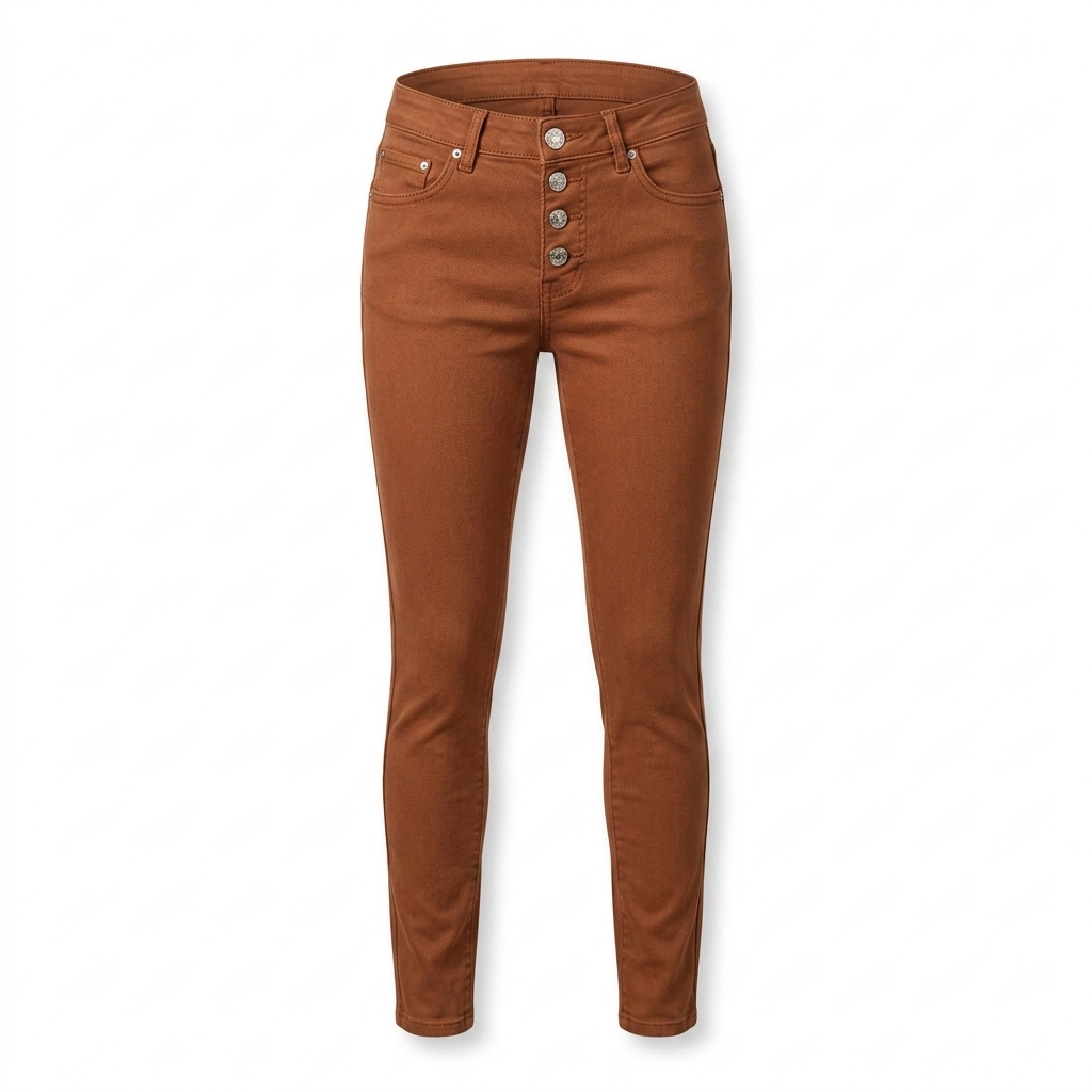 Women's High-Rise Button Fly Skinny Jeans