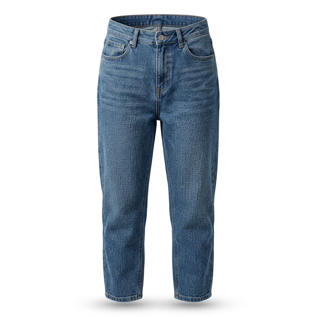 Women's High-Waist Straight Fit Jeans