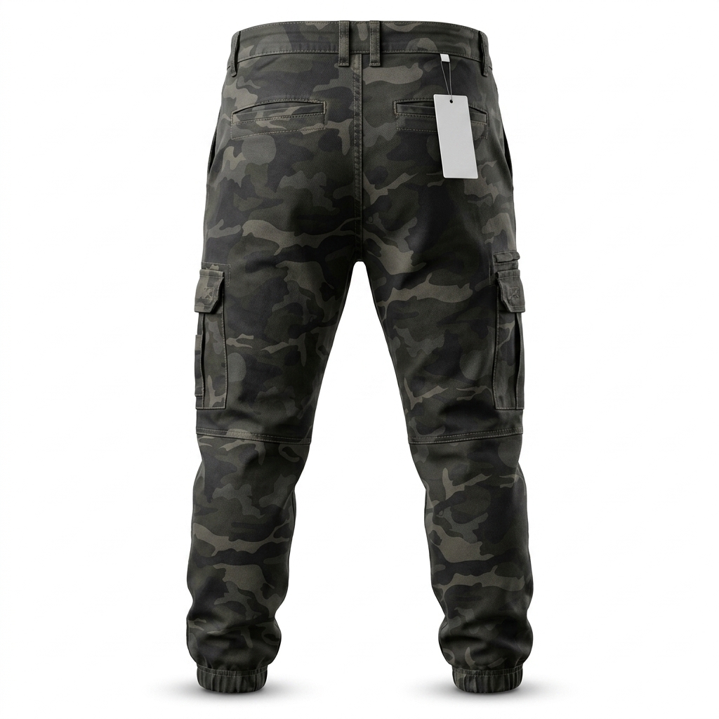 Men's Camouflage Cargo Jogger Pants