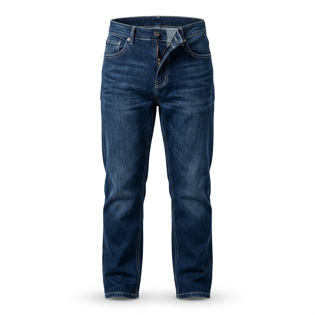 Men's Classic Blue Denim Jeans