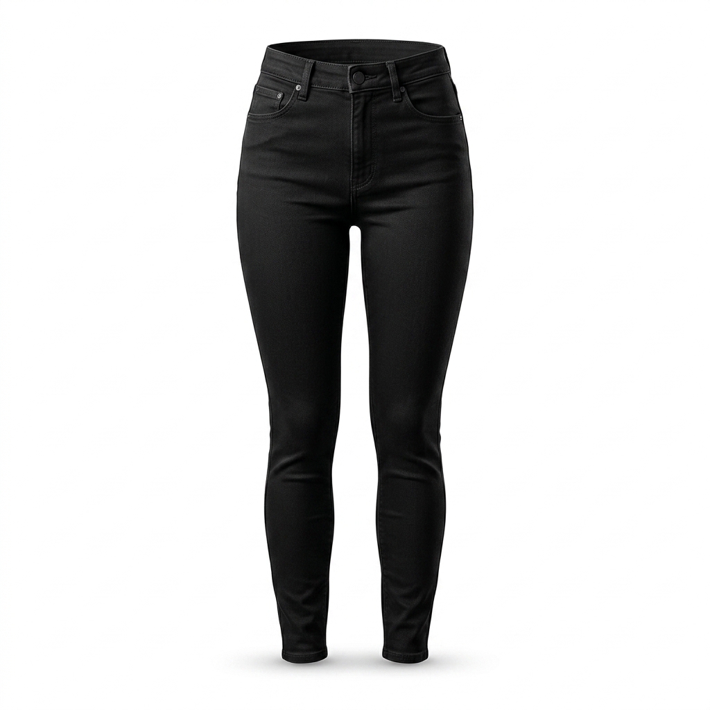 Women's Black High-Rise Skinny Jeans