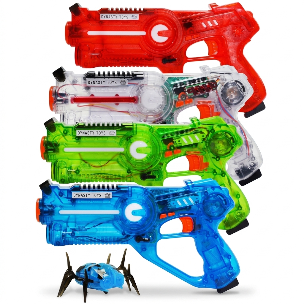 Light-Up Toy Blaster Set of 4 - Multicolor