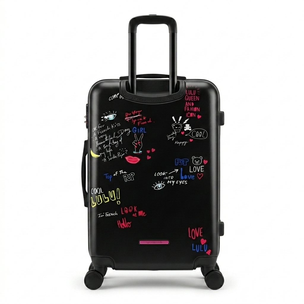 Lulu Graffiti Art Hardside Spinner Carry-on Luggage