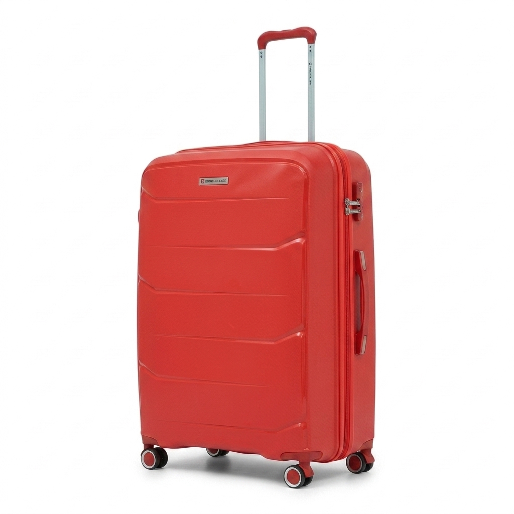 Swiss Military Hardshell Red Trolley Suitcase