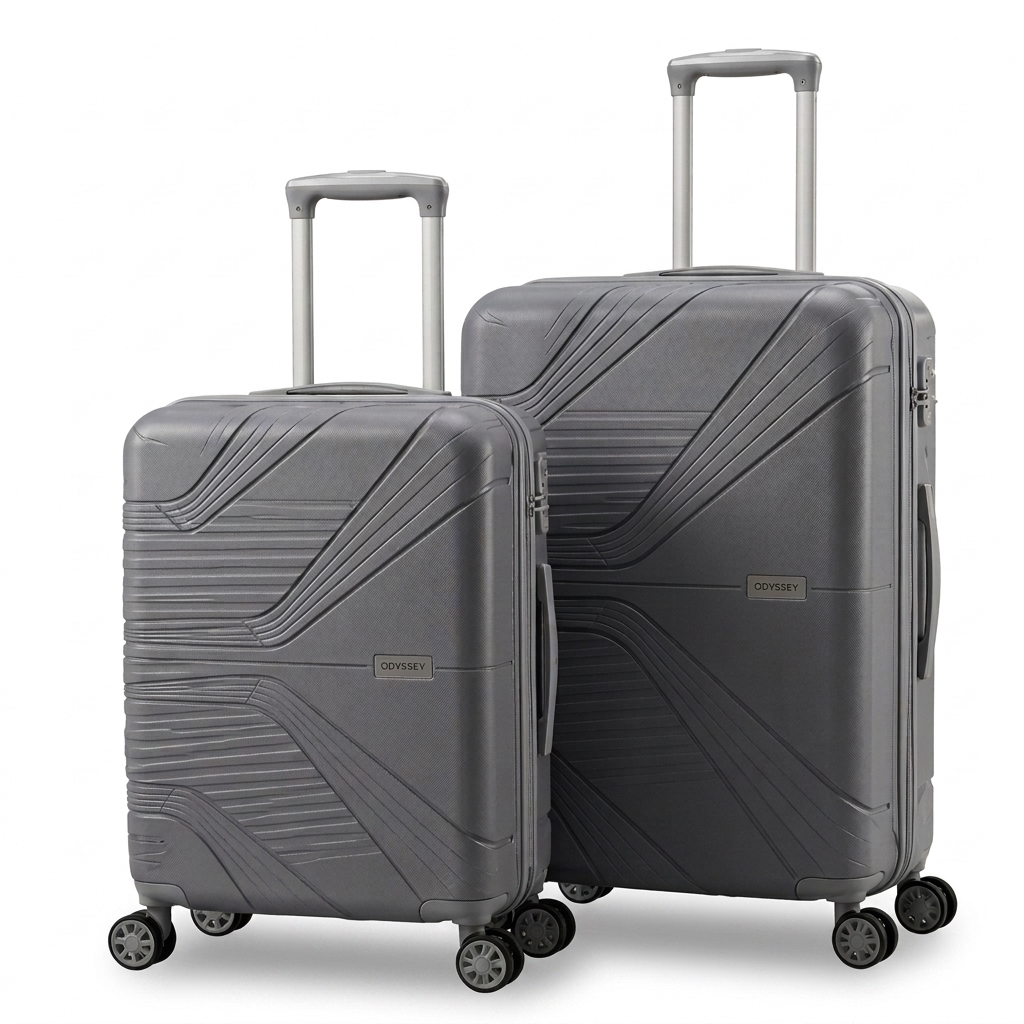 Odyssey Grey Hardside Spinner Luggage Set - 2 Piece