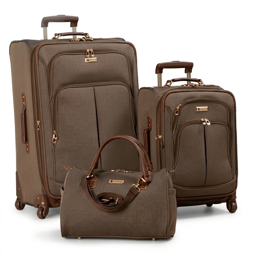 IT Luggage London Fog Softside 3-Piece Spinner Luggage Set