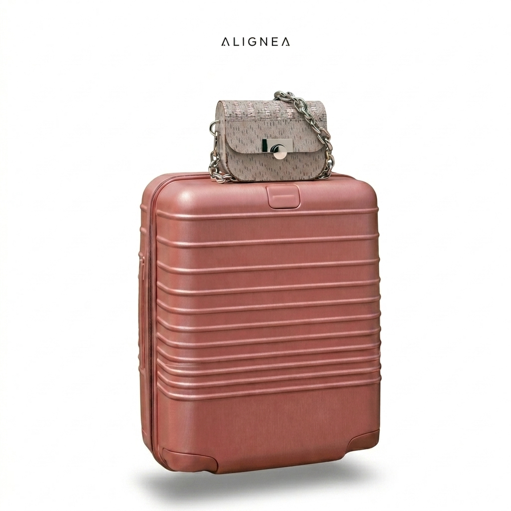 ALIGNEA Rose Hardside Carry-On Luggage