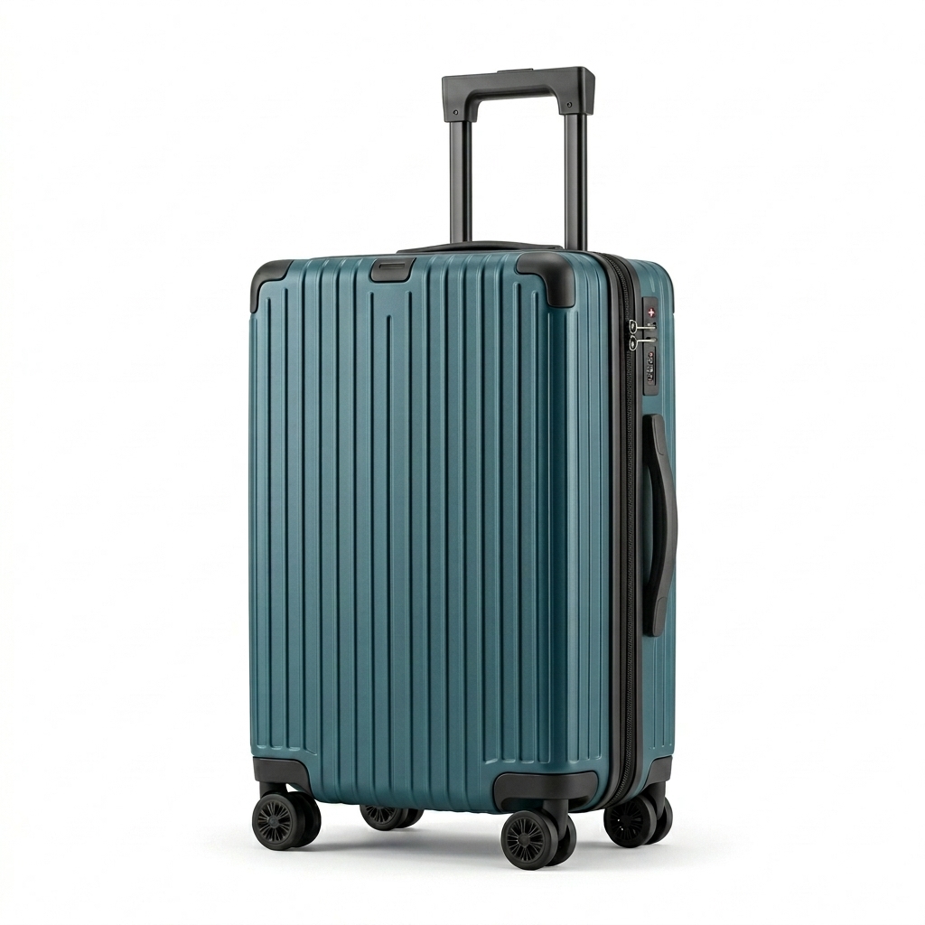 Generic Teal Hardshell Carry-On Spinner Luggage